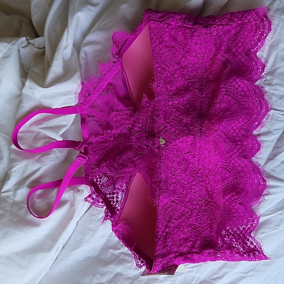 NWT PINK Victoria's Secret Push Up Racer back Bralette - Picture 7 of 13